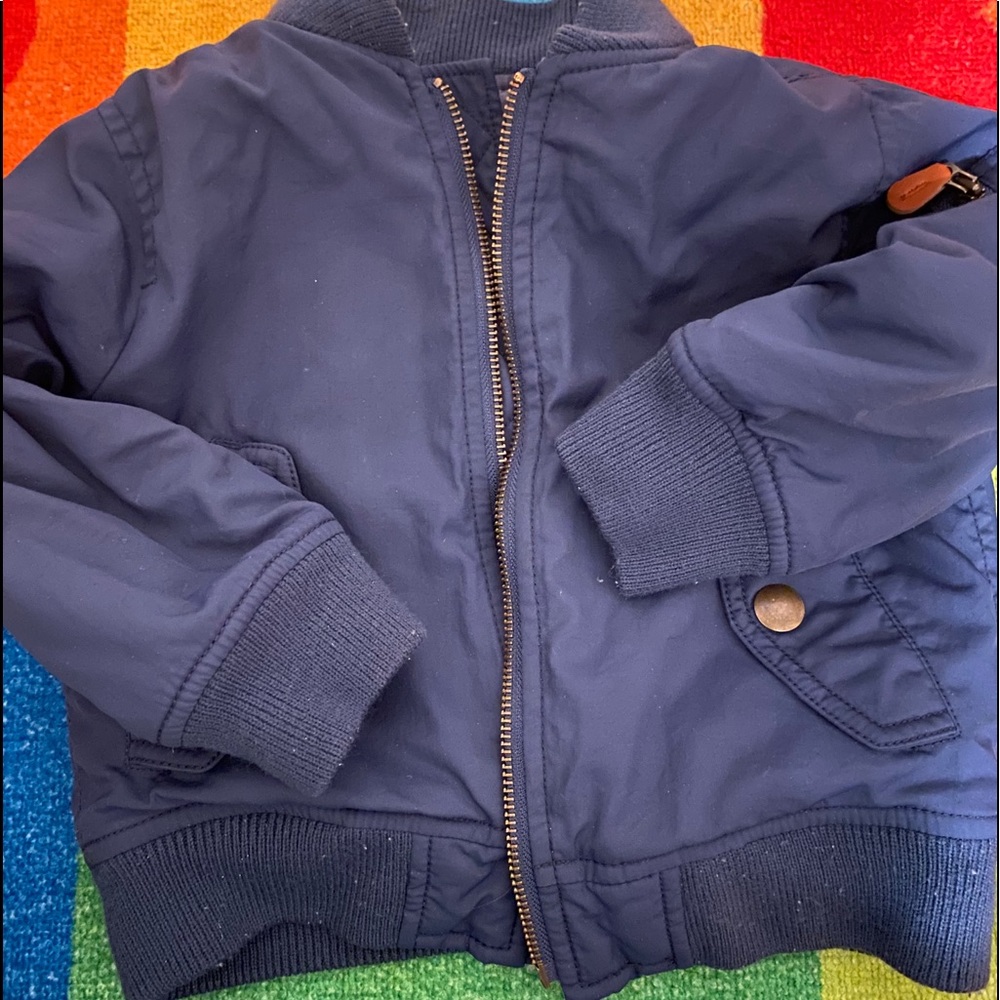 Baby Gap Blue Bomber Jacket size 3.
